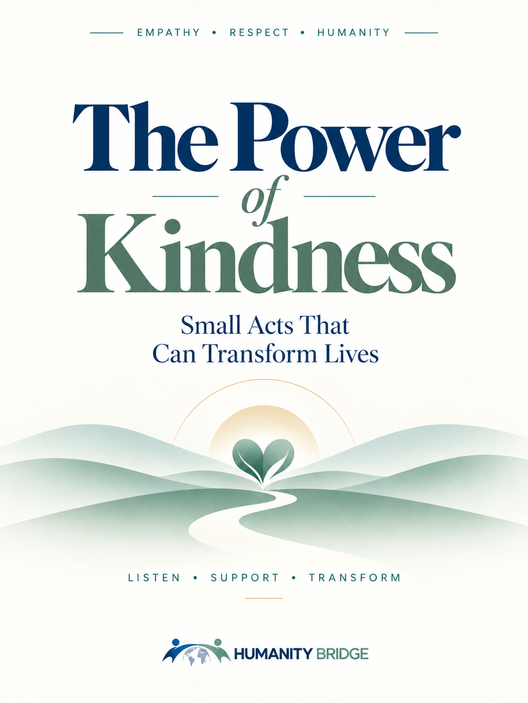 The Power of Kindness — Small Acts That Can Transform Lives